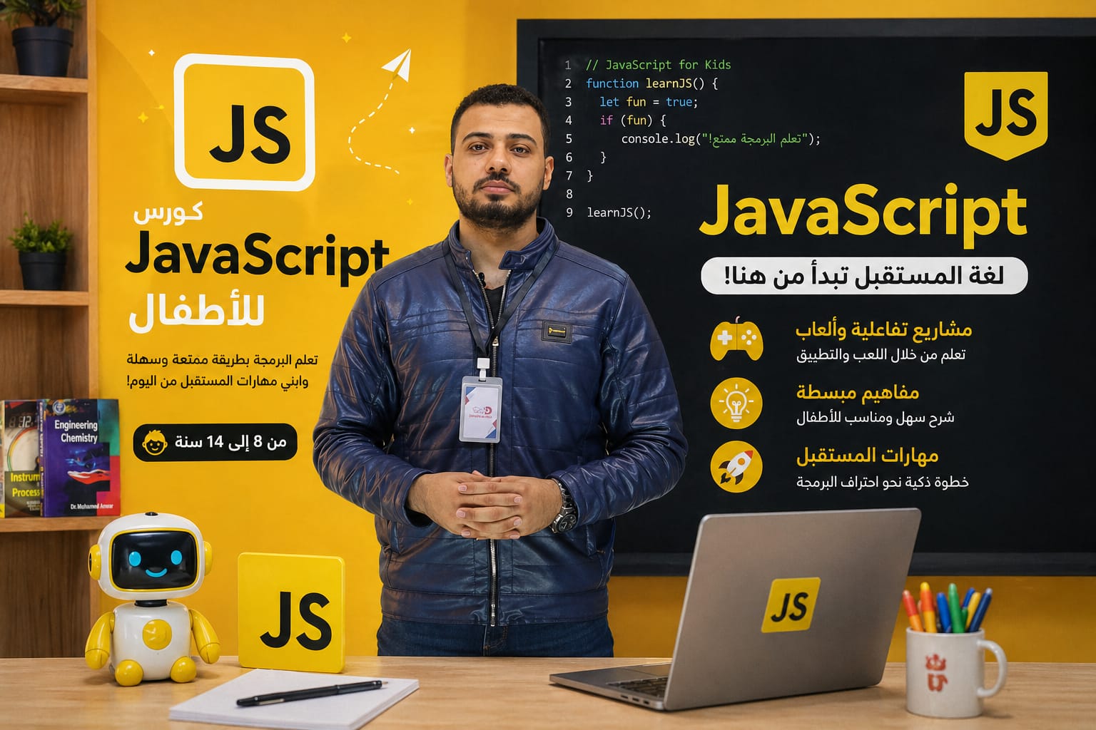 JavaScript للأطفال ⚡